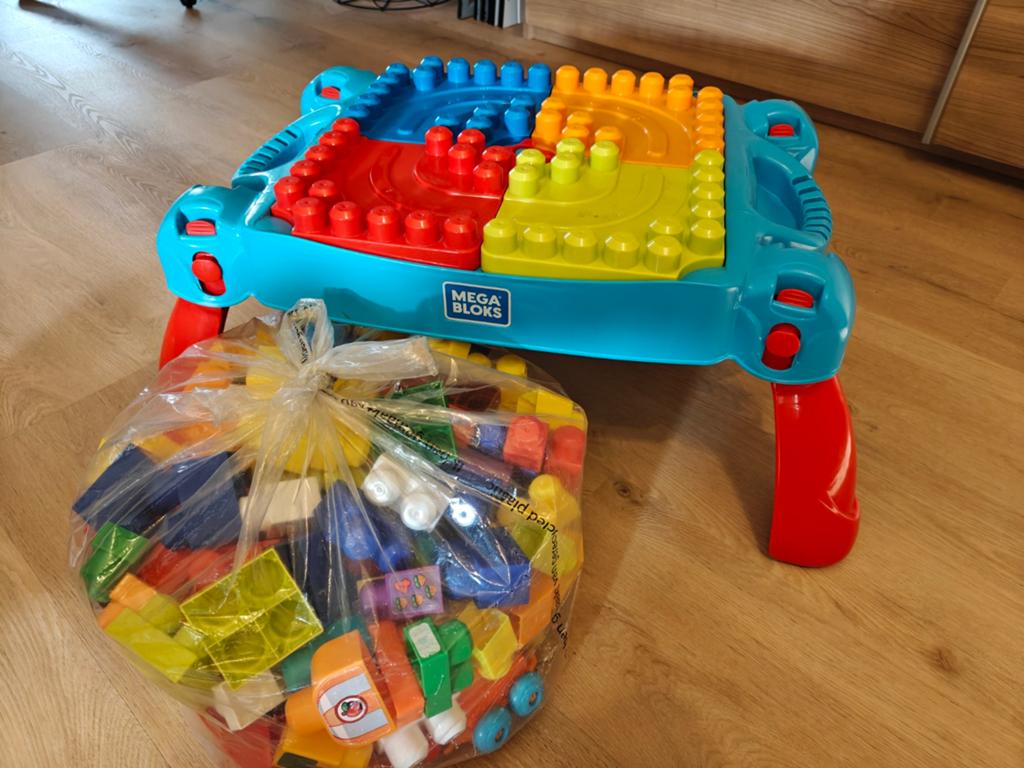 Mega Blocks speeltafel, Ophalen of Verzenden, Megabloks
