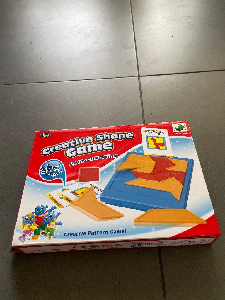 Creatieve vormen spel educatief spel, Ophalen, Zo goed als nieuw