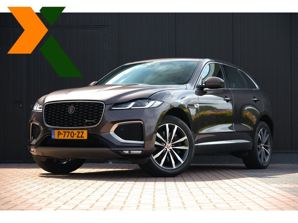 Jaguar F-Pace 2.0 P400e PHEV R-Dynamic Black | Meridian Surr, Auto's, Automaat, 4 cilinders, 2000 kg, Zilver of Grijs