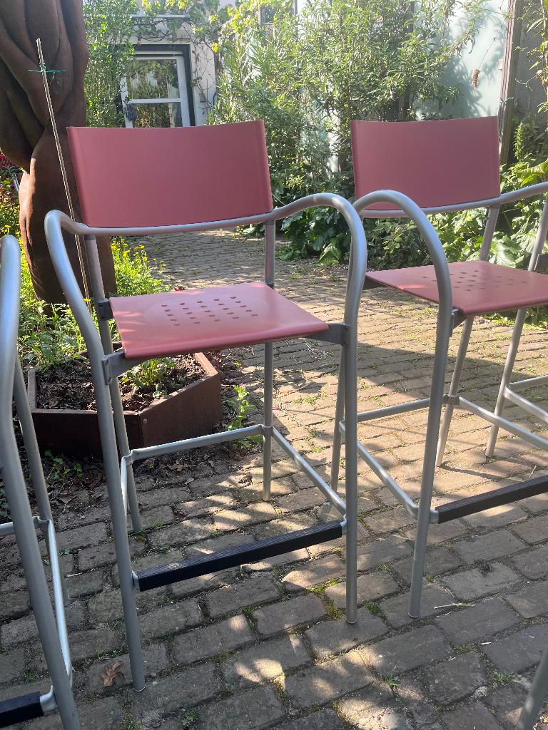 7x Segis Breeze Barkrukken veranda terraskrukken, Ophalen, 5 krukken of meer, Met voetsteun, 60 tot 90 cm