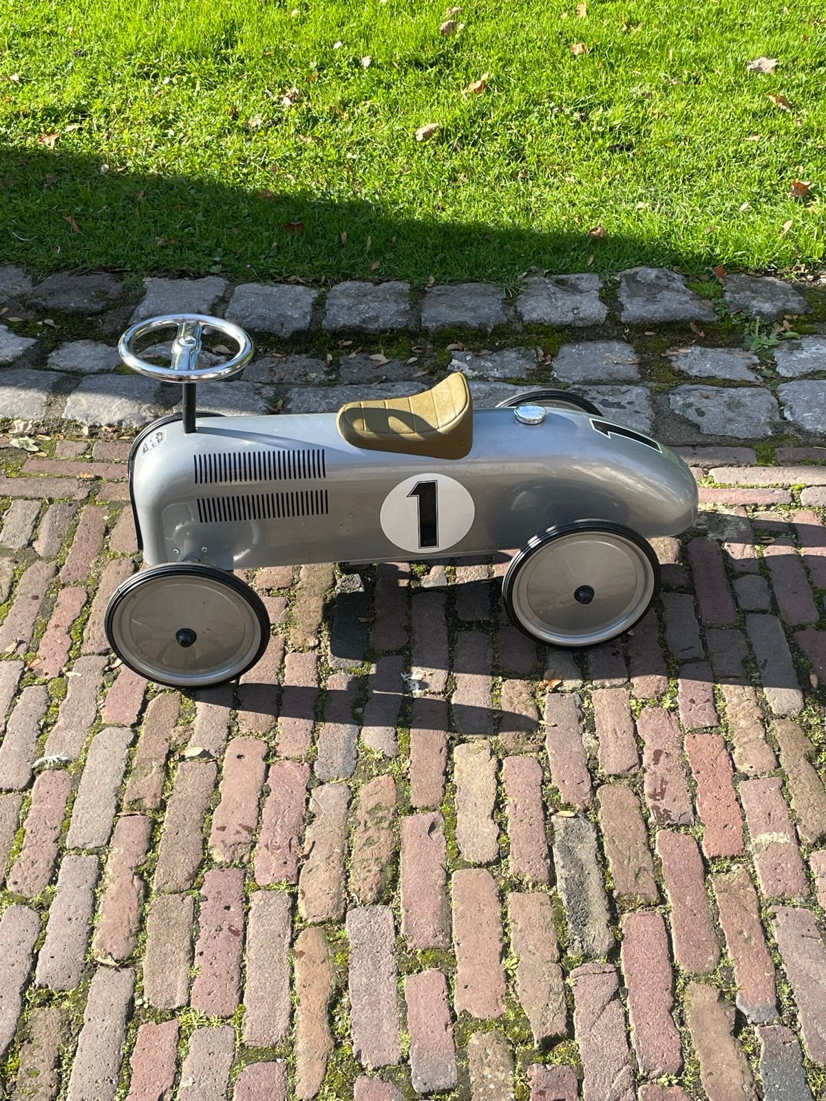 Baghera Rider Classic loopauto - Zilver, Ophalen, Gebruikt