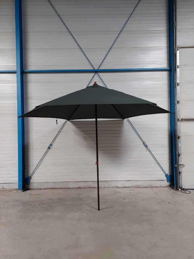 Aluminium parasol Ibiza bijna 4 mtr easy opening systeem, Tuin en Terras, Parasols, Ophalen, Verstelbaar, Nieuw, Stokparasol