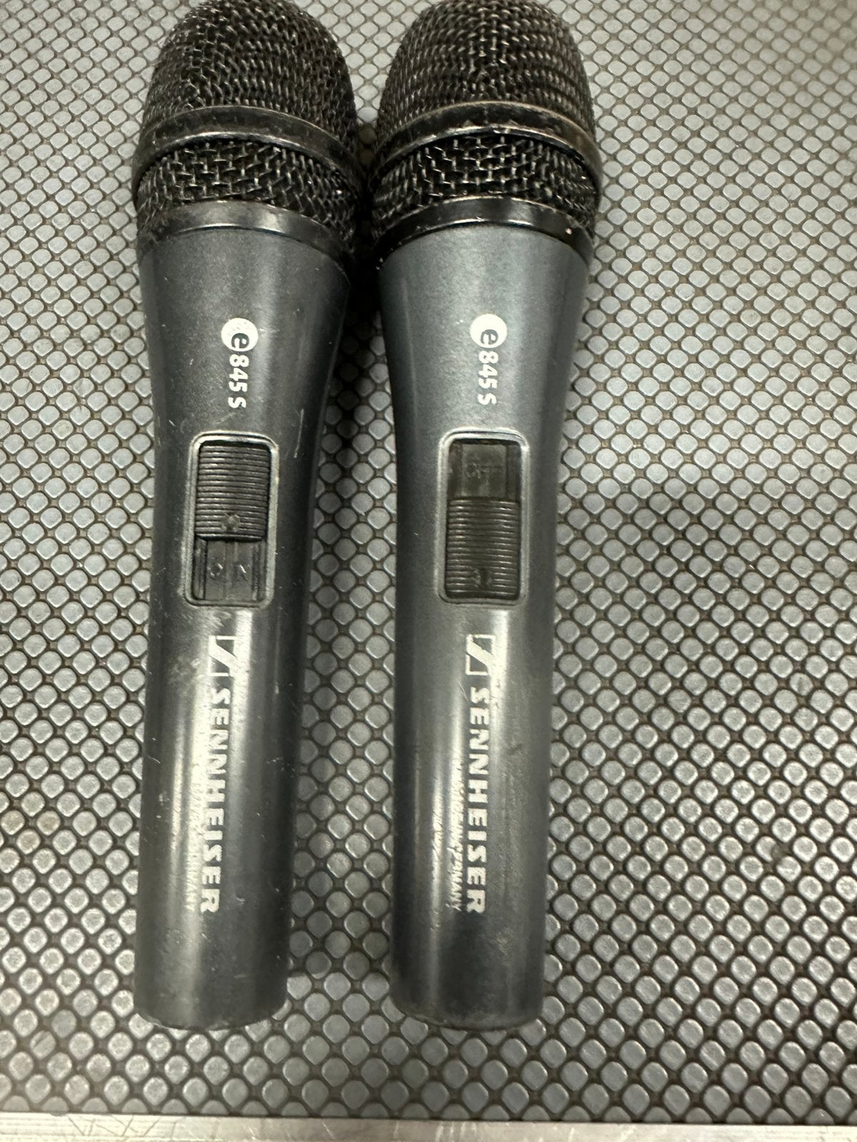 2stuks orginele 845s microfoons, Gebruikt, Overige typen, Ophalen of Verzenden, Sennheiser