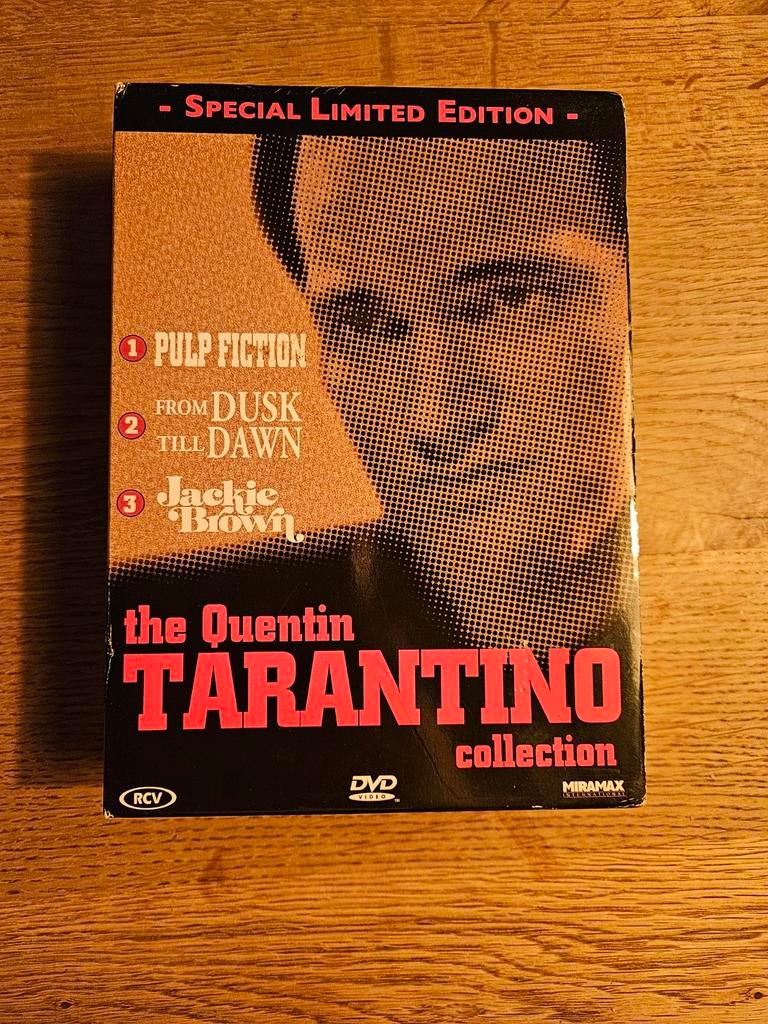 Quentin Tarantino Collectie DVD Boxset, Cd's en Dvd's, Dvd's | Thrillers en Misdaad, Gebruikt, Maffia en Misdaad, Boxset, Vanaf 16 jaar