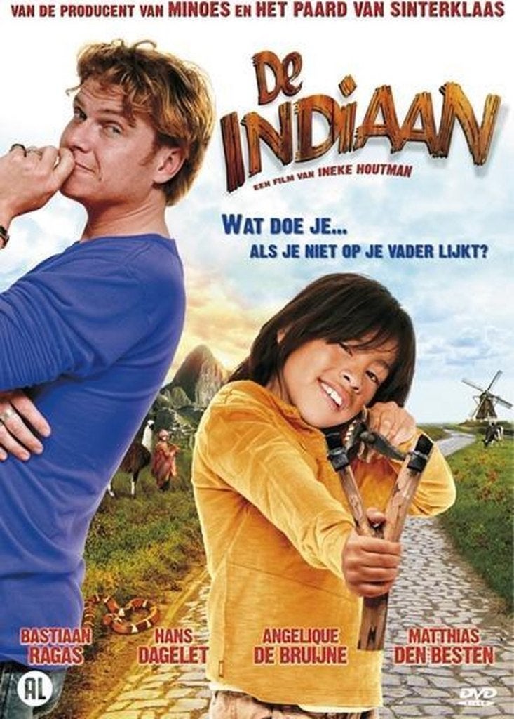 DVD DE INDIAAN HANS DAGELET ANGELIQUE DE BRUIJNE, Verzenden, Alle leeftijden, Zo goed als nieuw, Familie