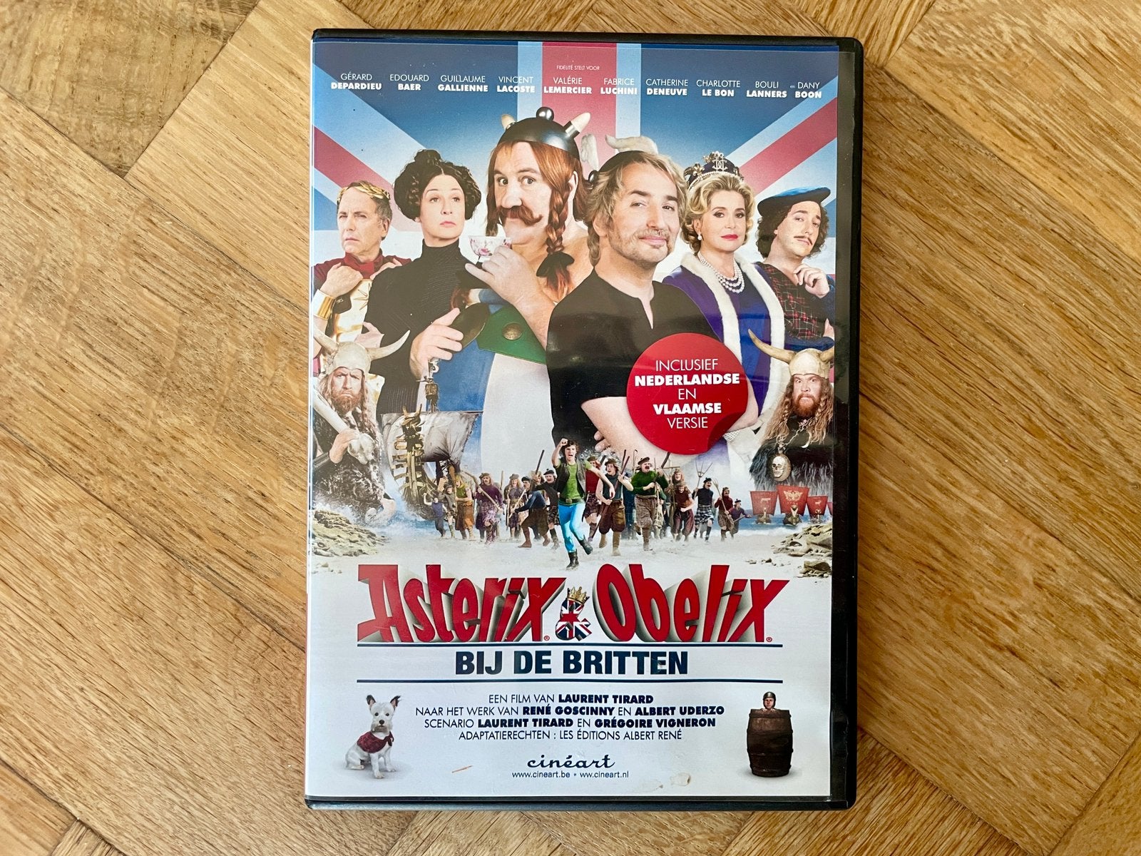 Asterix & Obelix bij de Britten (2012) DVD (krasvrij met NL), Actiekomedie, Nederlands, Zo goed als nieuw, Vanaf 6 jaar