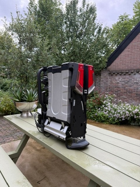 Fietsendrager Thule, Auto diversen, Fietsendragers, Ophalen, 2 fietsen, Zo goed als nieuw, Trekhaakdrager