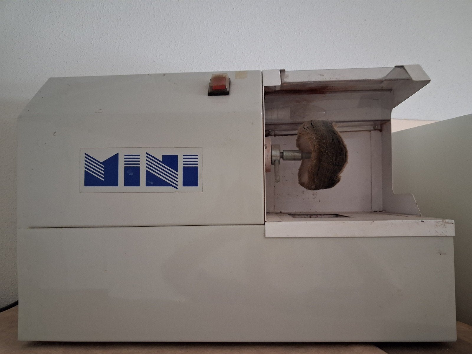 MINI Werkbankpolijstmachine400 Watt  lengte 57cmx27cm hoogte, Ophalen, Gebruikt, Minder dan 700 watt, Werkbankslijpmachine