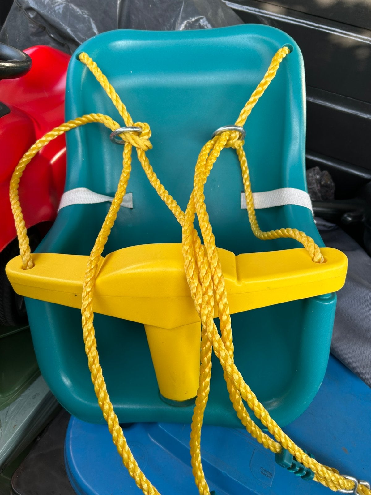 Baby schommelstoel met veiligheidsgordel, Kinderen en Baby's, Speelgoed | Buiten | Speeltoestellen, Ophalen, Gebruikt, Schommel