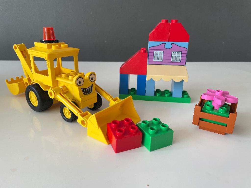 LEGO Duplo 3595 Scoop Bob de Bouwer, Kinderen en Baby's, Speelgoed | Duplo en Lego, Ophalen, Gebruikt, Compleet, Duplo