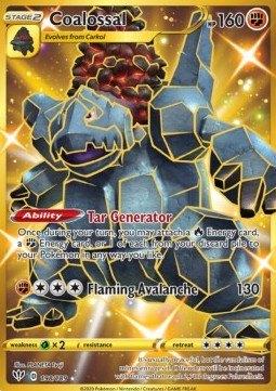 Coalossal #198 - DAA -Darkness Ablaze, Hobby en Vrije tijd, Verzamelkaartspellen | Pokémon, Verzenden, Zo goed als nieuw