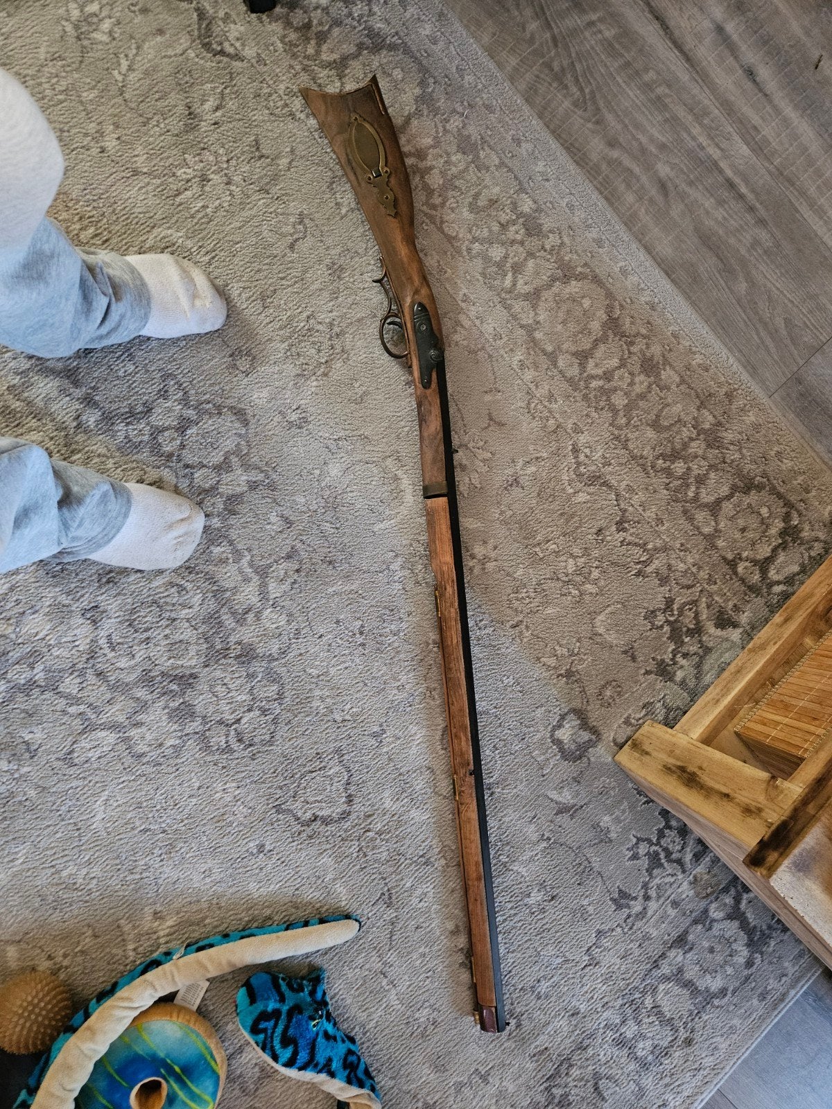 Decoratieve Musket Geweer - Houten Replica, Verzamelen, Ophalen, Gebruikt