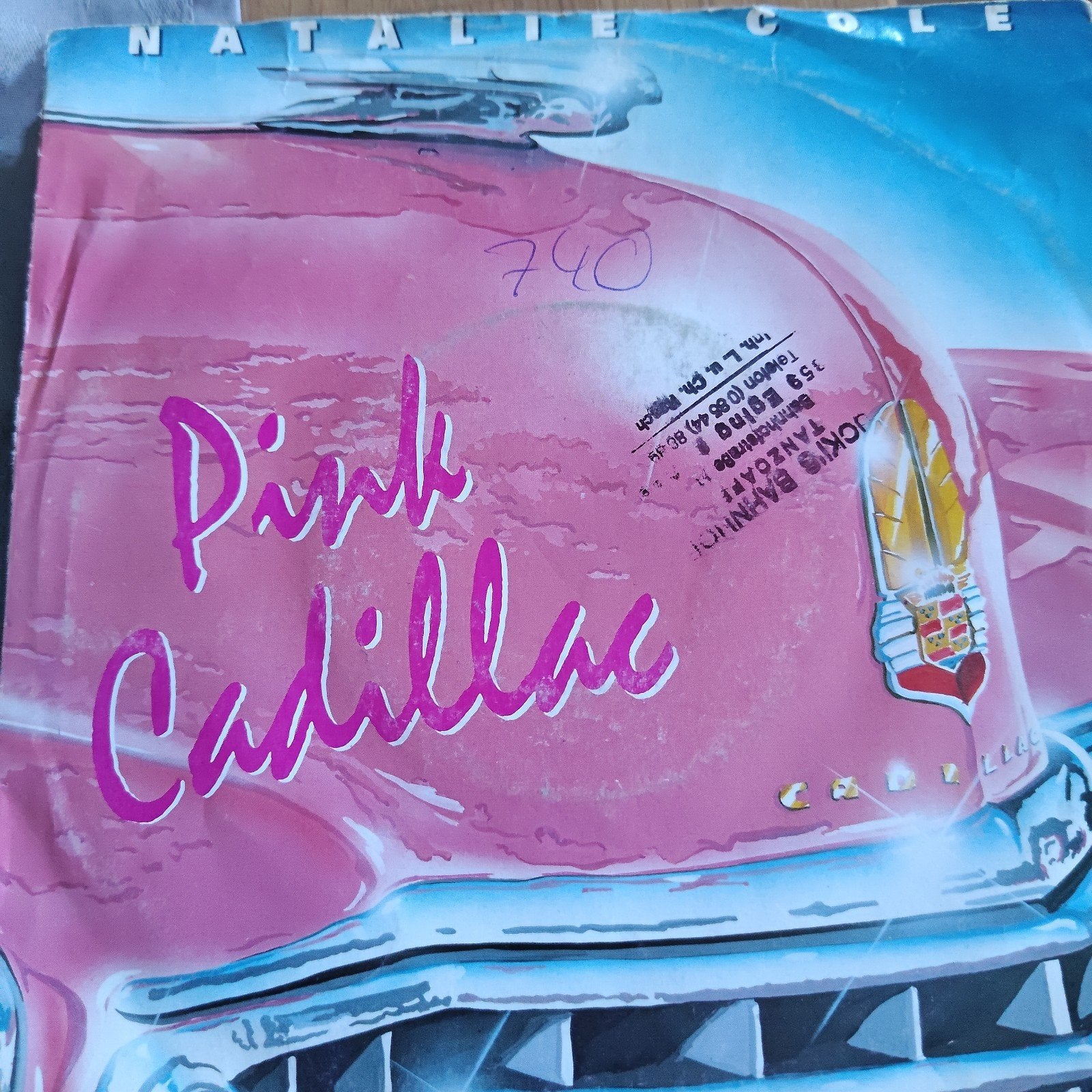 Natalie Cole - Pink Cadillac Vinyl Single, Gebruikt, 7 inch, Ophalen of Verzenden, Pop