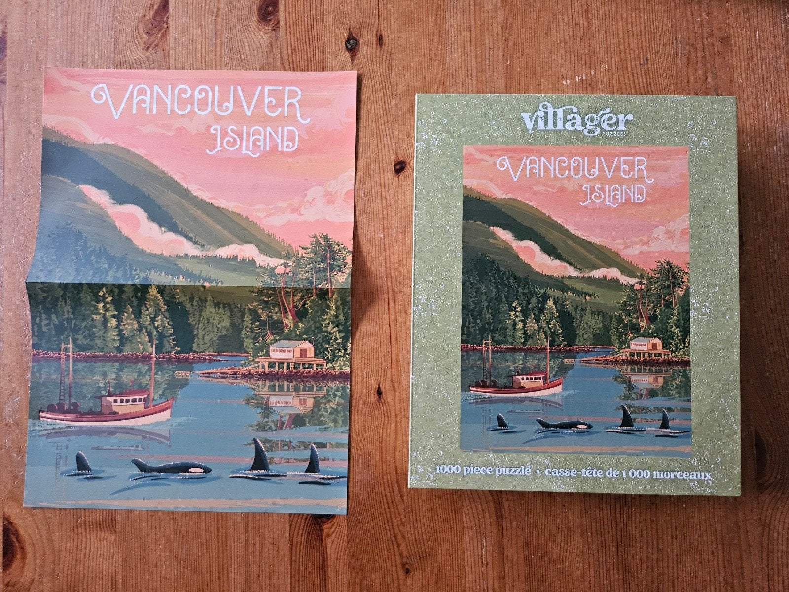 Villager puzzel, Ophalen of Verzenden, 500 t/m 1500 stukjes, Zo goed als nieuw