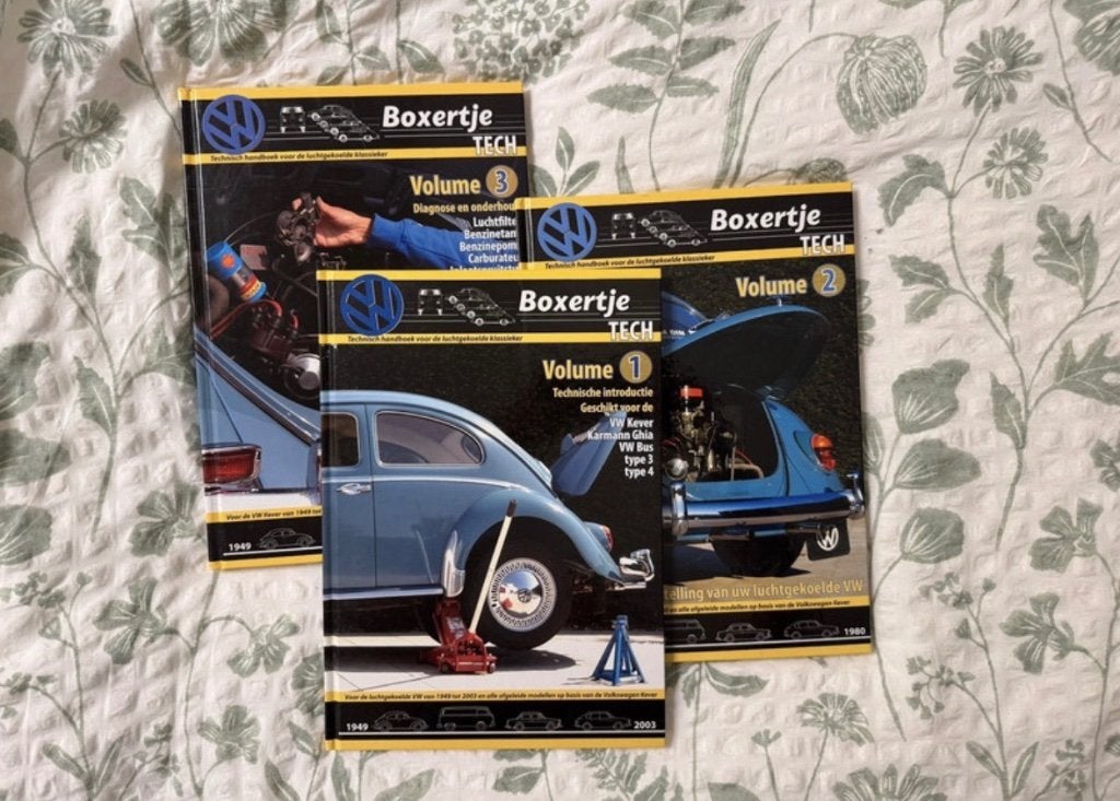 Boxertje Tech VW Kever Boeken Set - Volumes 1, 2, 3, Verzenden, Zo goed als nieuw, Xavier Delcourt, Volkswagen