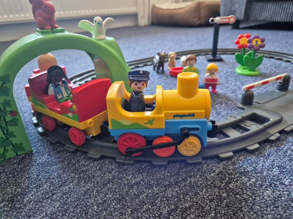 Playmobil 123 Trein 70179 - Zo goed als nieuw en compleet, Kinderen en Baby's, Speelgoed | Playmobil, Ophalen of Verzenden