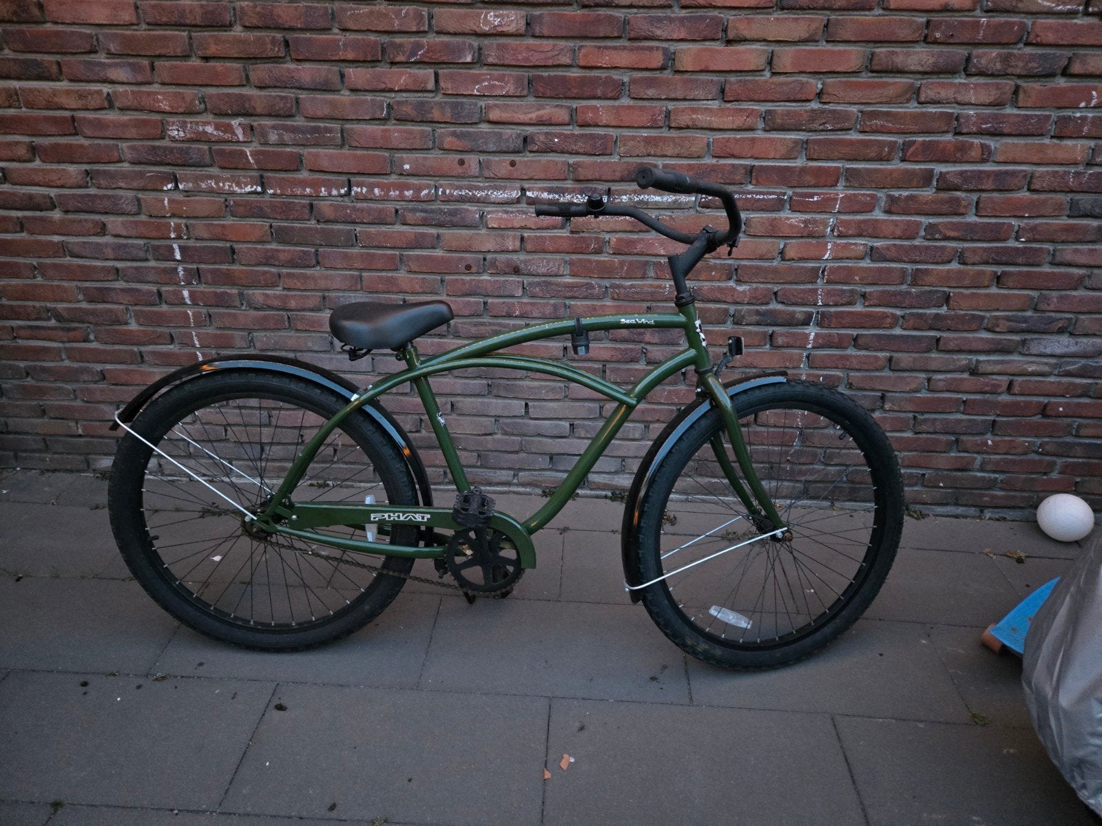 Phat Sea Wind Cruiser Fiets - Groen, Fietsen en Brommers, Terugtraprem, Gebruikt, 49 tot 53 cm, Ophalen