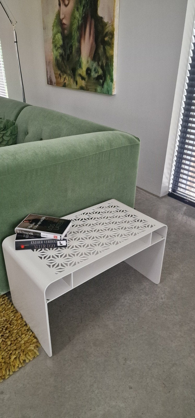 Design on Stock bijzettafel Koyo, Huis en Inrichting, Ophalen, Minder dan 55 cm, Gebruikt, Metaal of Aluminium