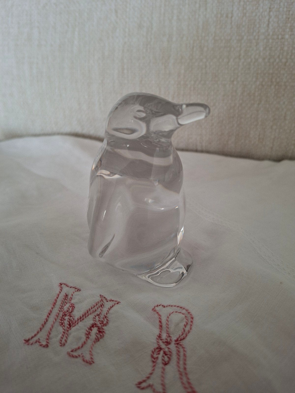 Villeroy en Boch - glazen pinguïn, Ophalen of Verzenden, Zo goed als nieuw, Glas, Modern