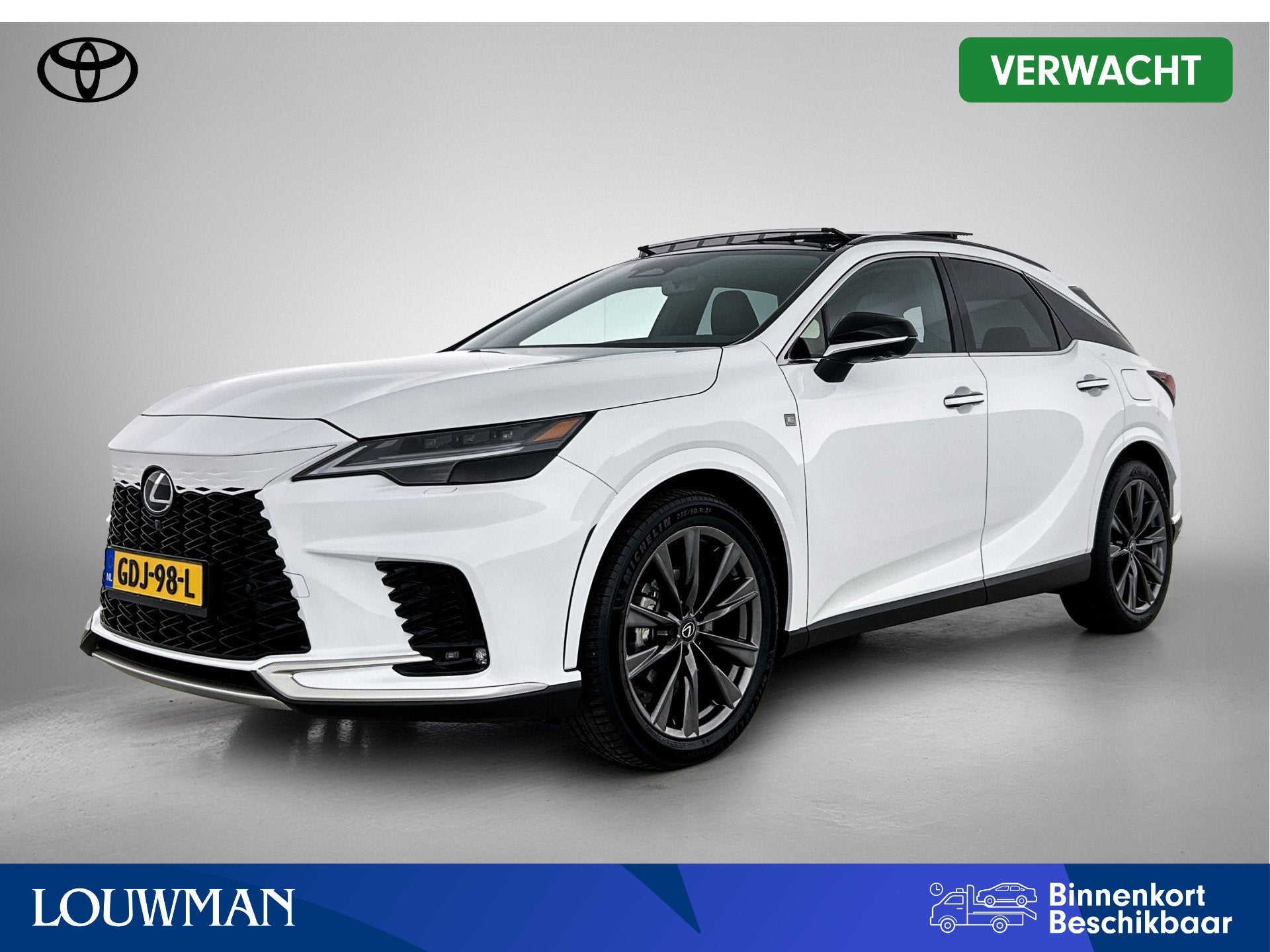 Lexus RX 450h+ Plug-in Hybrid F Sport Design | Sportief uitg, Auto's, Automaat, Automatische klimaatregeling, Gebruikt, 4 cilinders