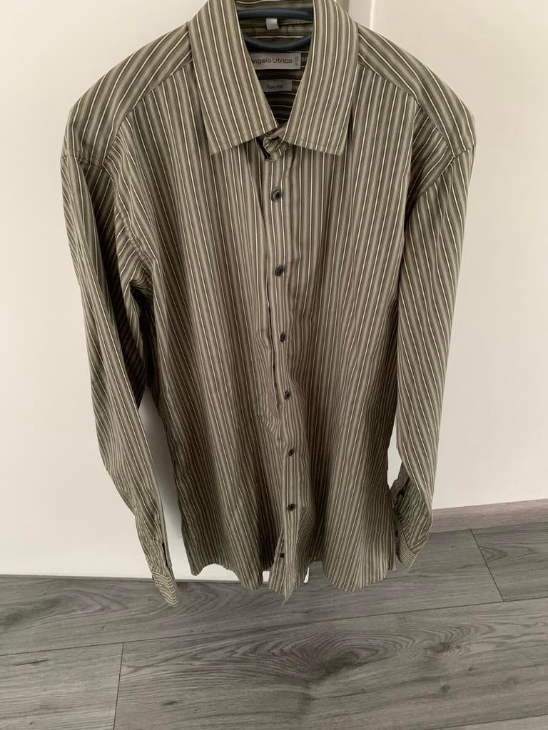 Overhemd, Kleding | Heren, Overhemden, Ophalen of Verzenden, Zo goed als nieuw, Blauw