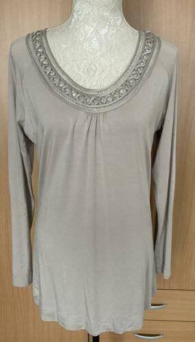Bandolera top nieuw maat 42 [v], Kleding | Dames, Beige, Maat 42/44 (L), Nieuw, Ophalen of Verzenden