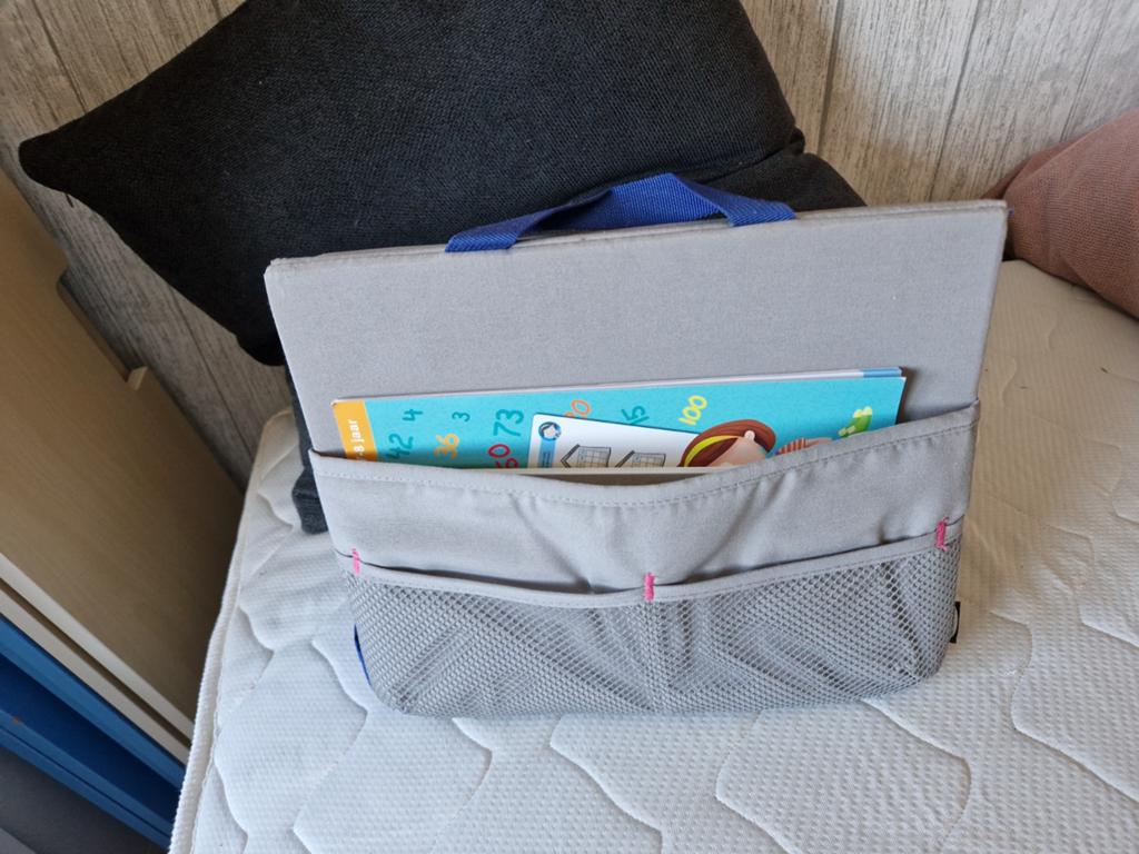 Opvouwbare bureau Organizer met Vakken van ikea, Huis en Inrichting, Ophalen of Verzenden, Gebruikt, Grijs, Textiel