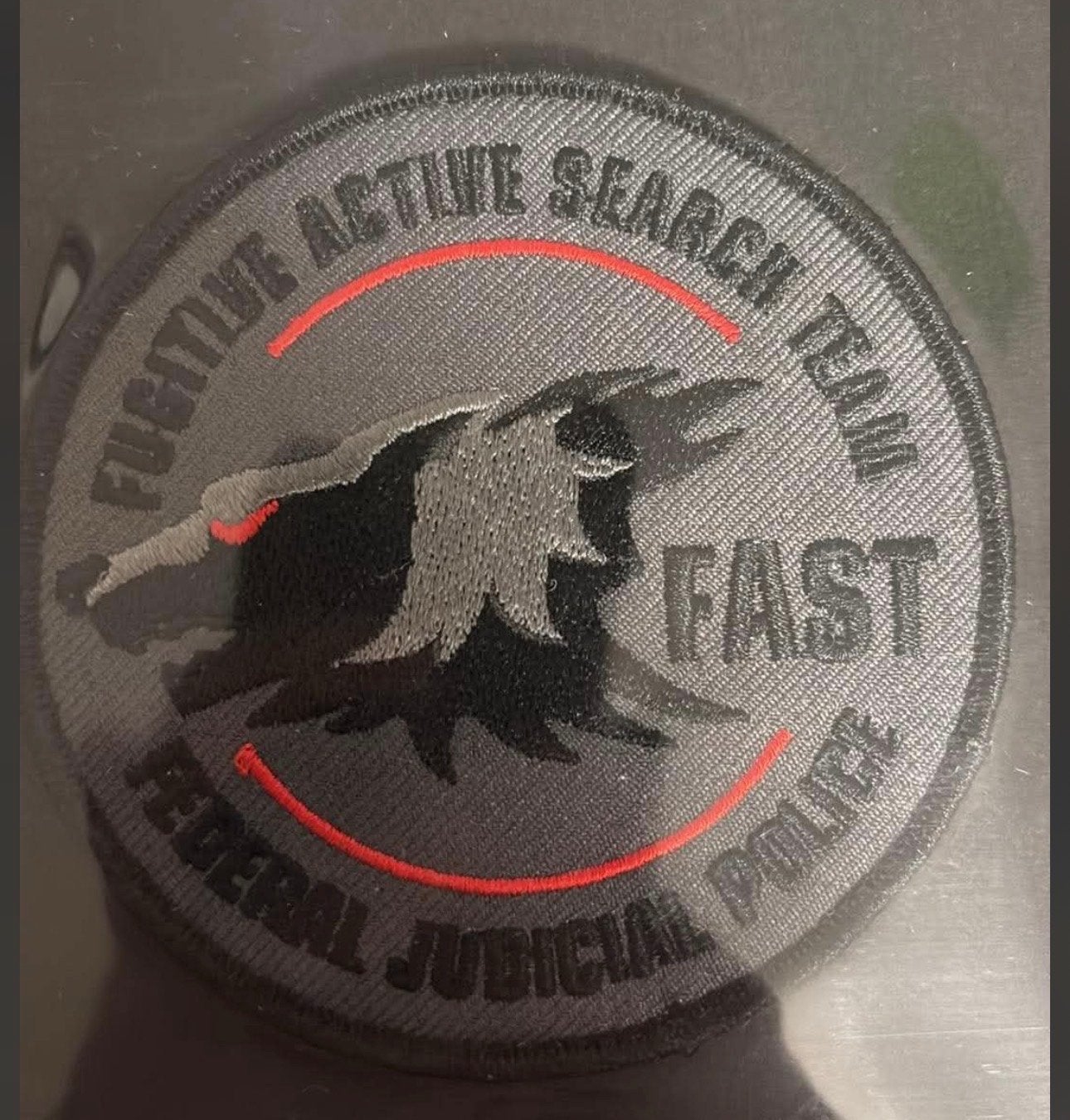 Politie Patch, Ophalen of Verzenden, Zo goed als nieuw