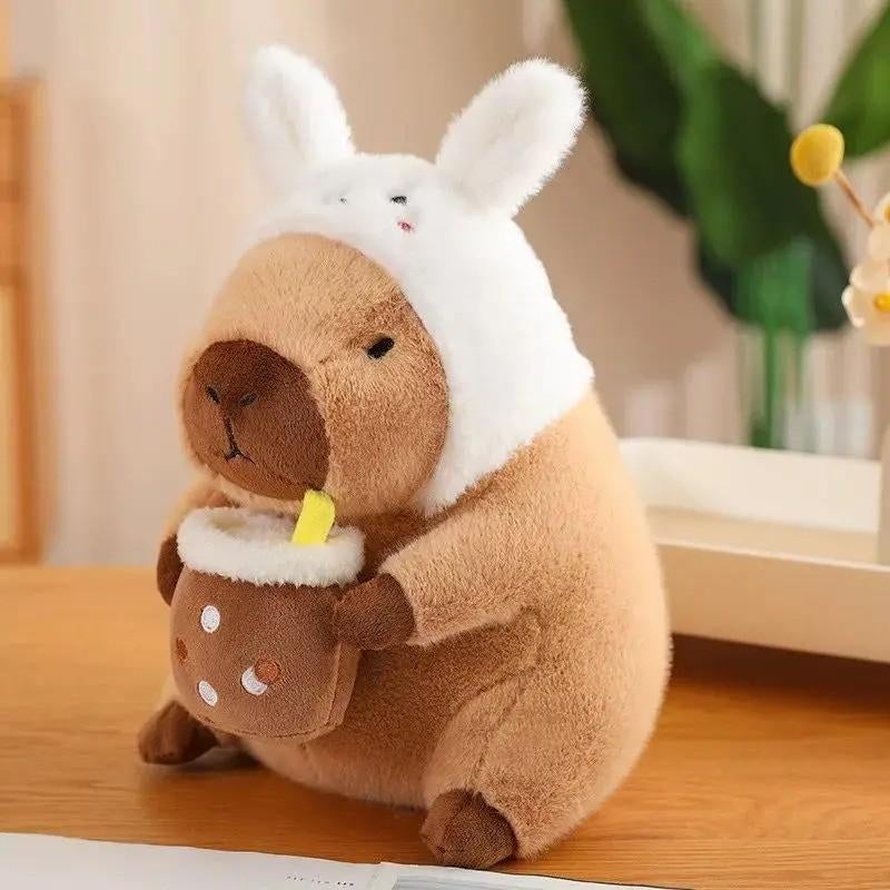 Capybara konijn schattige pluche knuffel (30cm), Ophalen of Verzenden, Nieuw, Overige typen