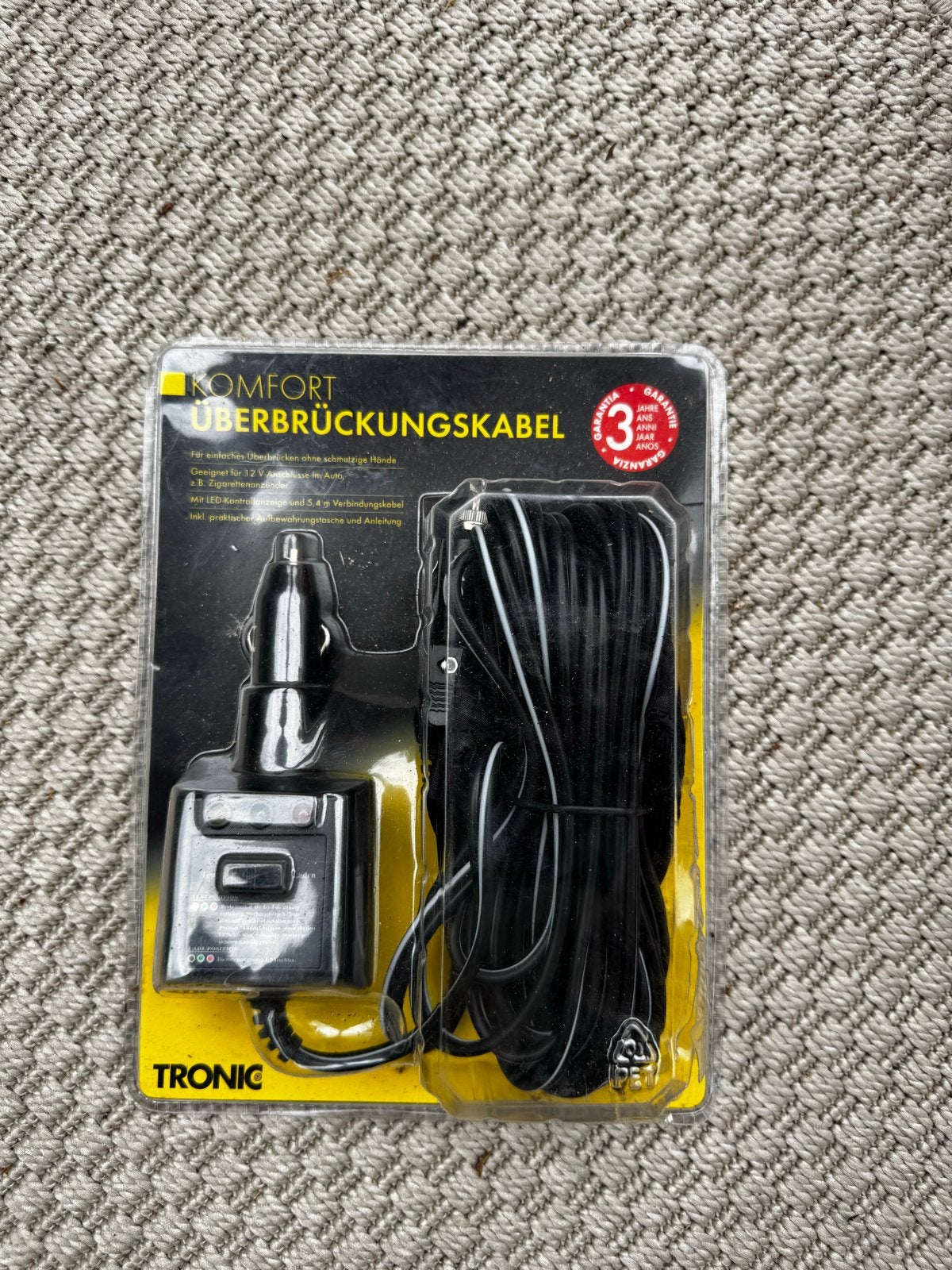Tronic Komfort Overbruggingskabel 12V Auto Startkabel, Ophalen of Verzenden, Nieuw