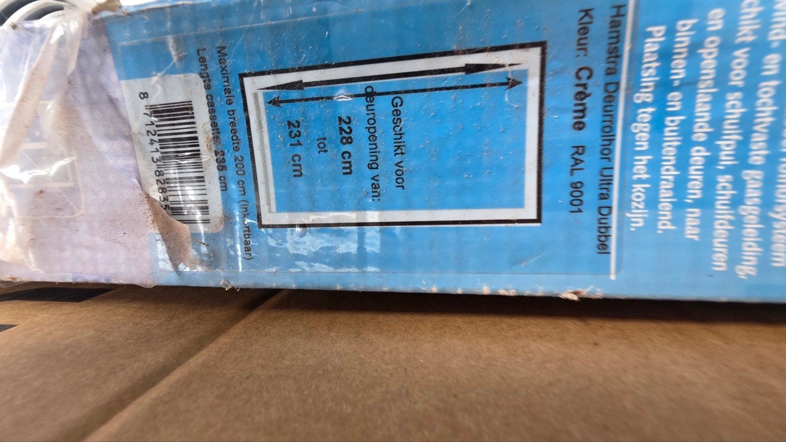 hordeur inklapbaar dubbele deur, Ophalen of Verzenden, Nieuw, Hordeur, 200 tot 215 cm