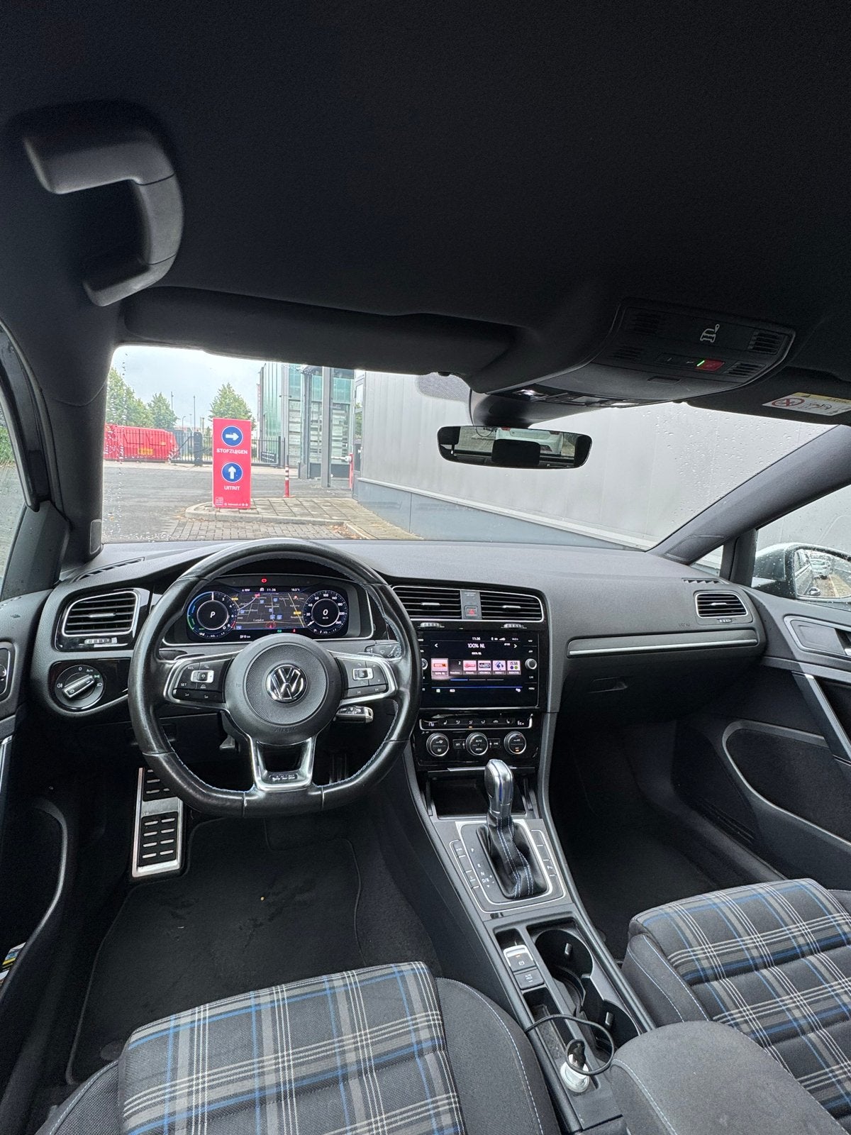 Volkswagen golf 7.5 gte, Auto's, Stof, Zwart, 4 cilinders, Zwart