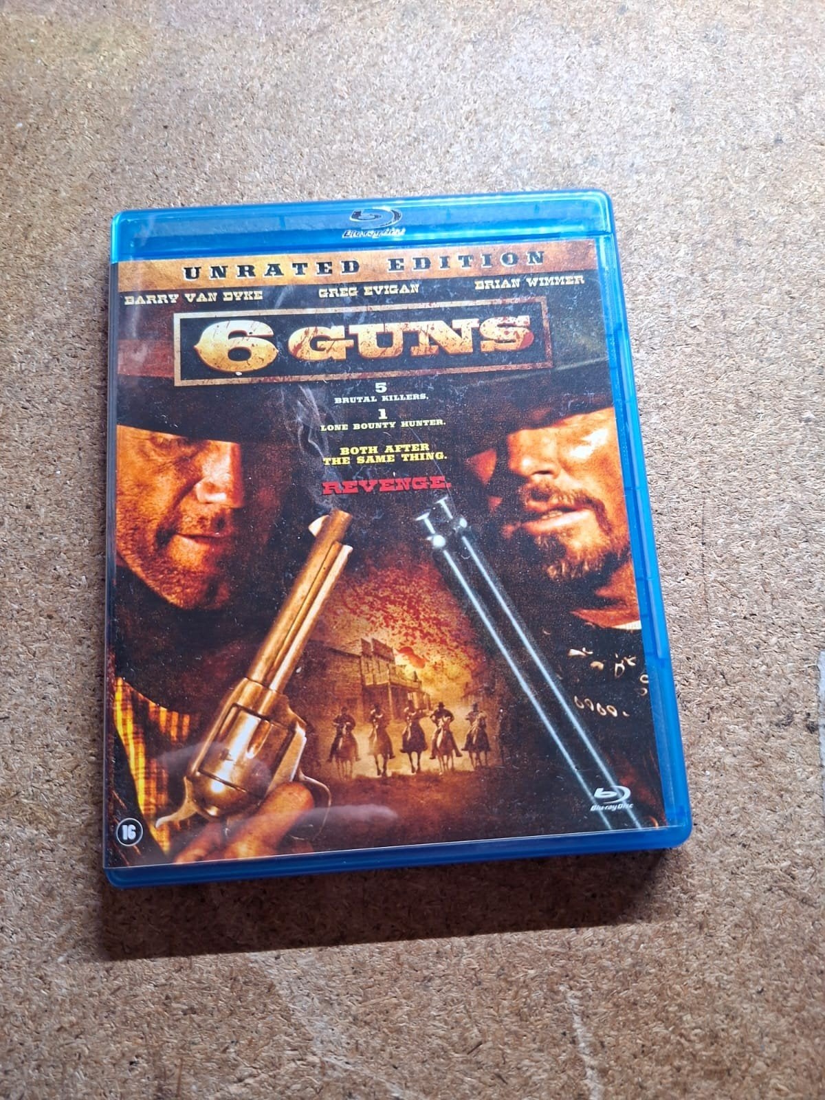 6 Guns - Unrated Edition Blu-ray, Vanaf 16 jaar, Film, Actie, Ophalen of Verzenden
