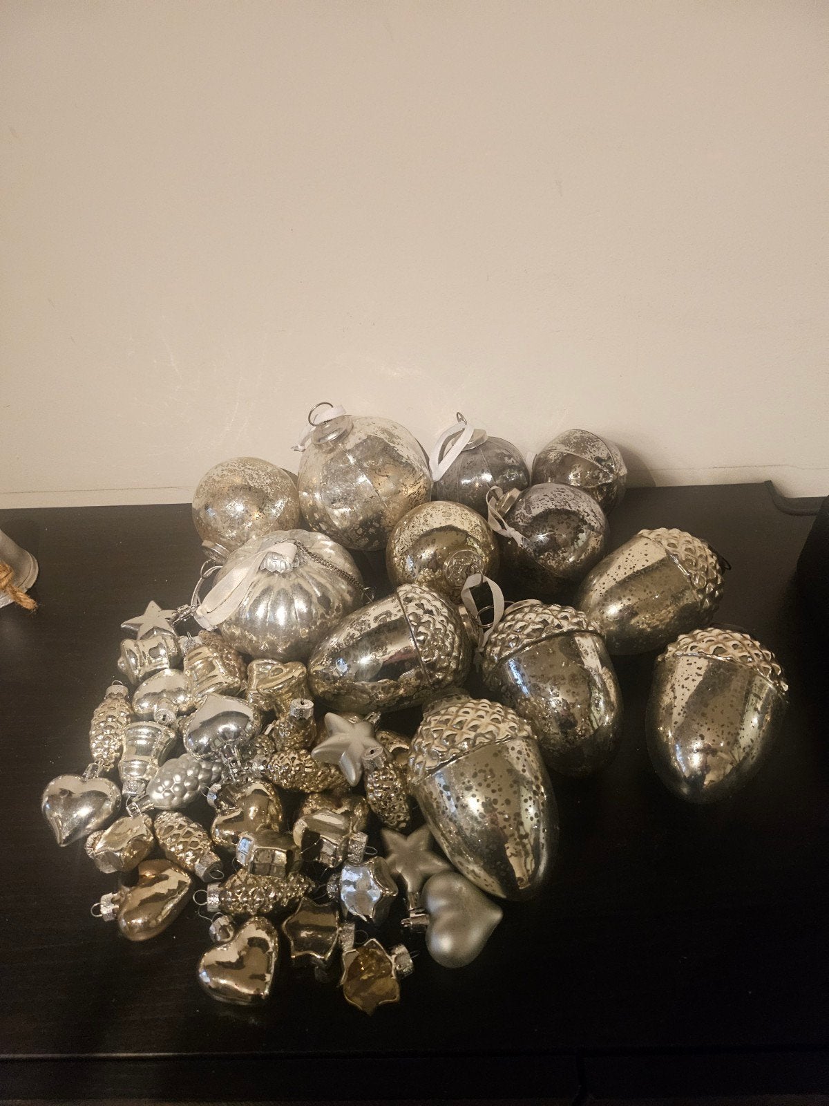 zilvere kerstballen van riviera maison, Diversen, Ophalen of Verzenden, Nieuw