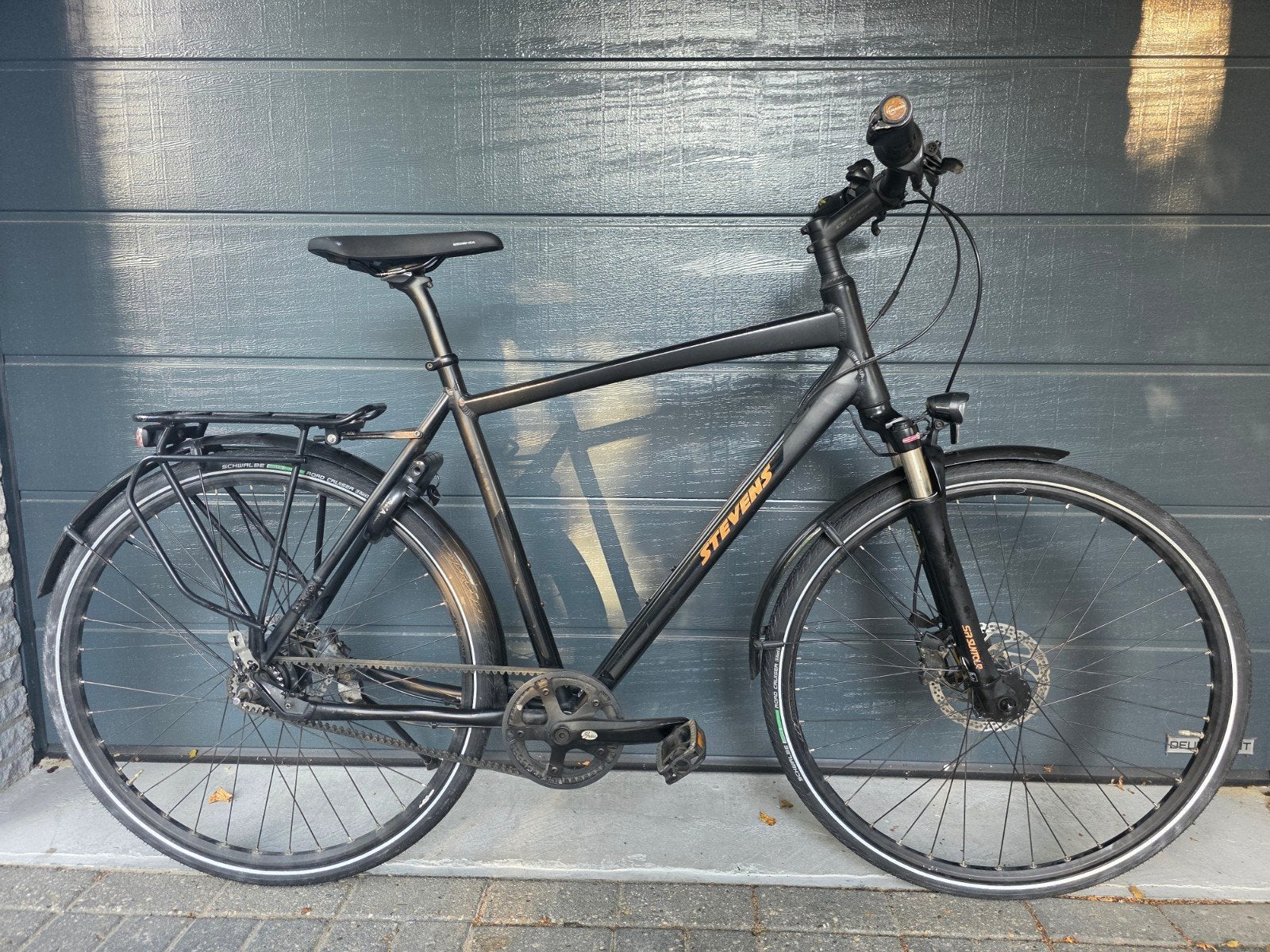 Stevens Boulevard Lux gates CDN nexus 8 herenfiets rijklaar, Gebruikt, Versnellingen, 57 tot 61 cm, Schijfrem
