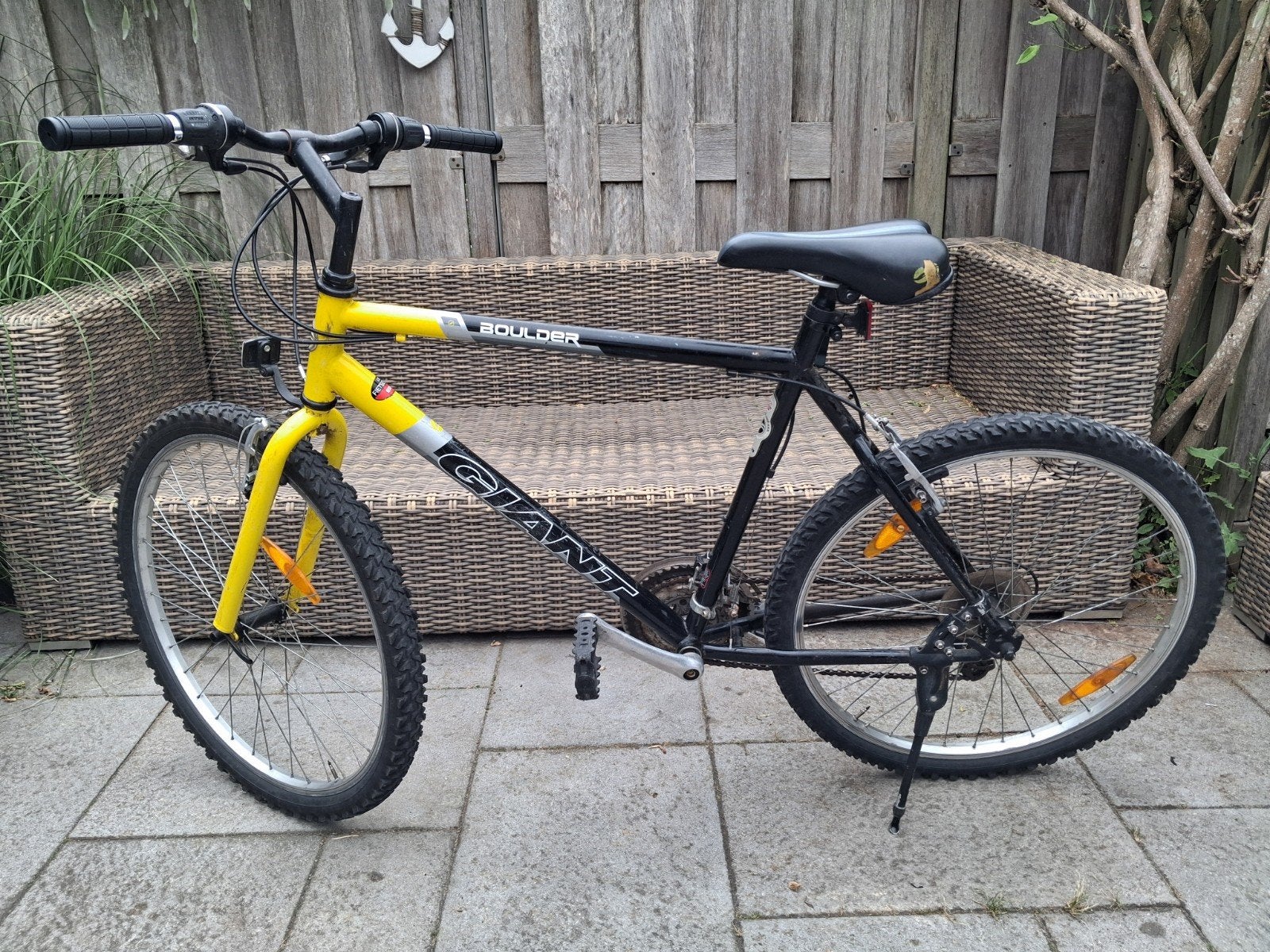 Giant Boulder Mountainbike - Geel/Zwart, Ophalen, Gebruikt, Giant
