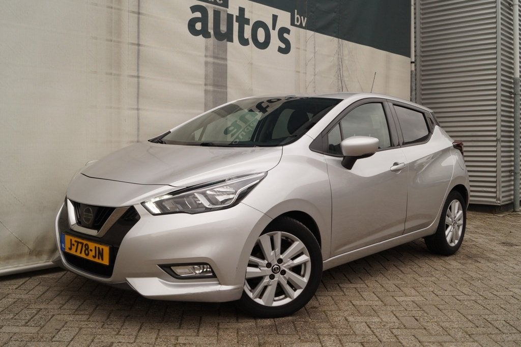 Nissan Micra 1.0 IG-T N-Connecta -NAVI-AIRCO-CAM- (bj 2020), Auto's, Voorwielaandrijving, Euro 6, Lichtsensor, Origineel Nederlands
