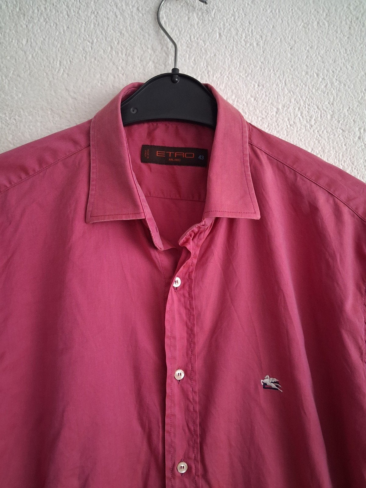 Etro Milano Heren Overhemd - Maat 43, Ophalen of Verzenden, Gedragen, Etro, Halswijdte 43/44 (XL)