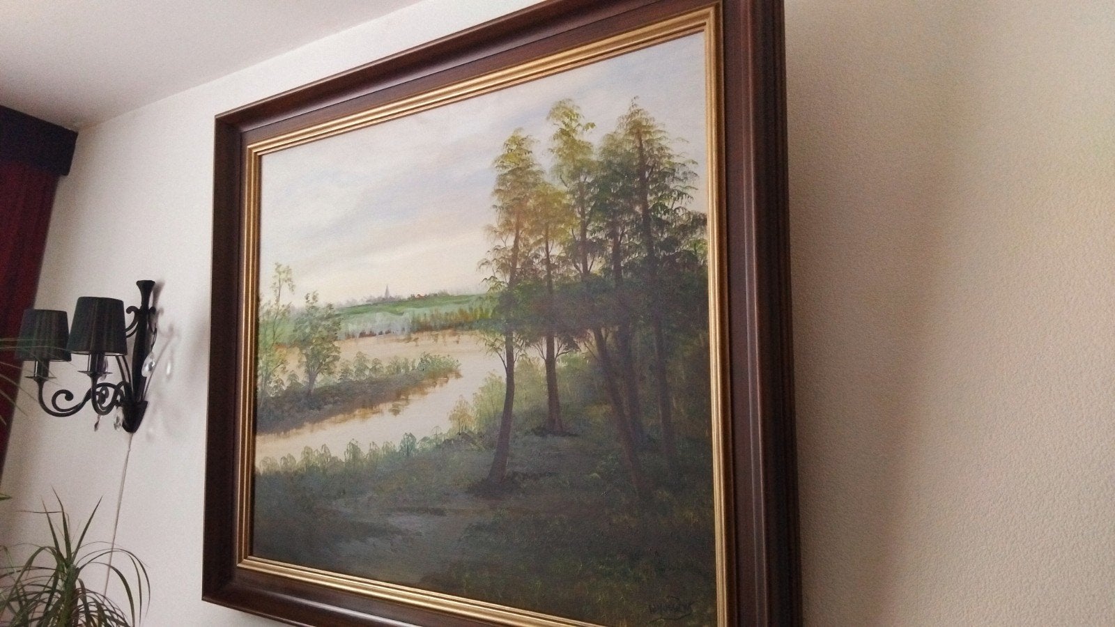 Schilderij Wim Houdijk: Moerputten Vlijmen, 120x100cm, Antiek en Kunst, Kunst | Schilderijen | Klassiek, Ophalen