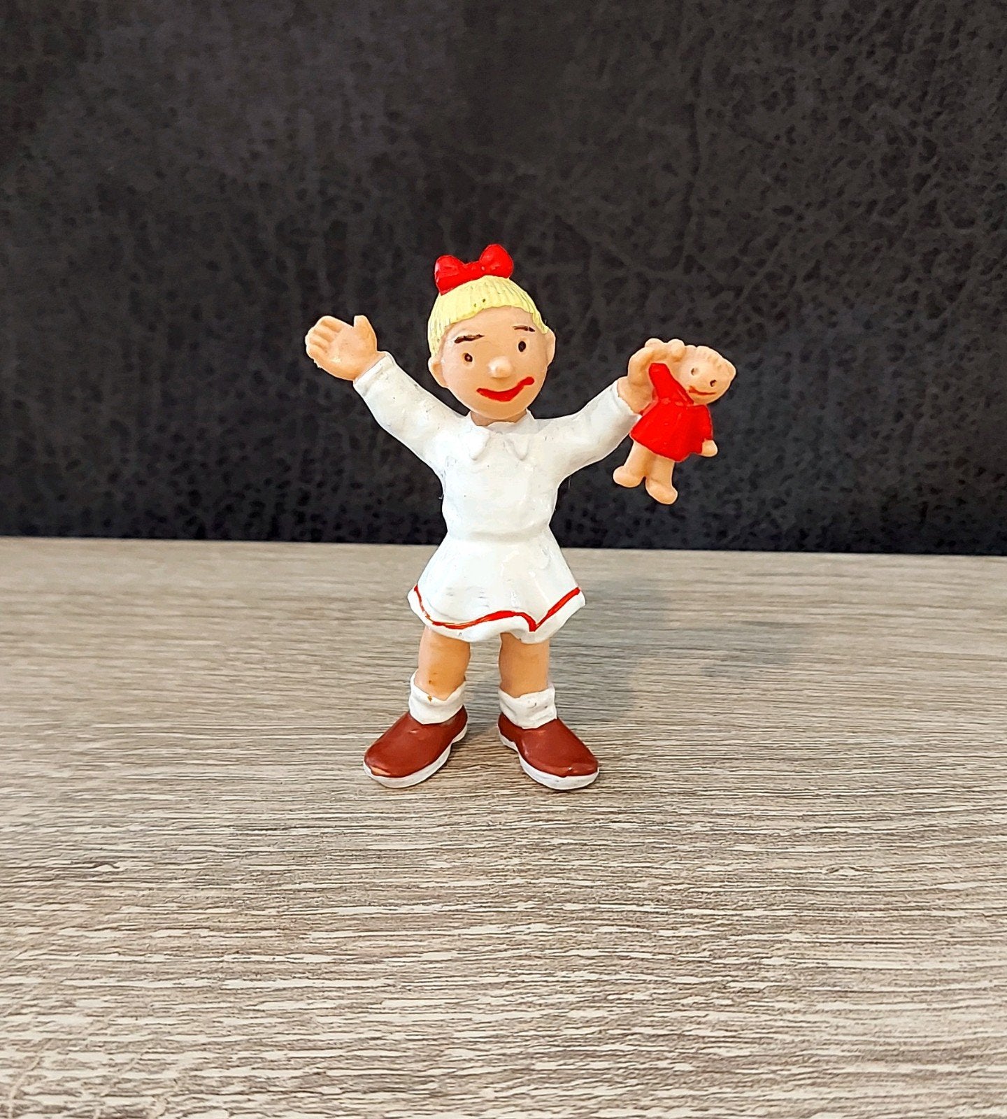 Vintage Suske en Wiske figuur, Verzamelen, Stripfiguren, Ophalen of Verzenden