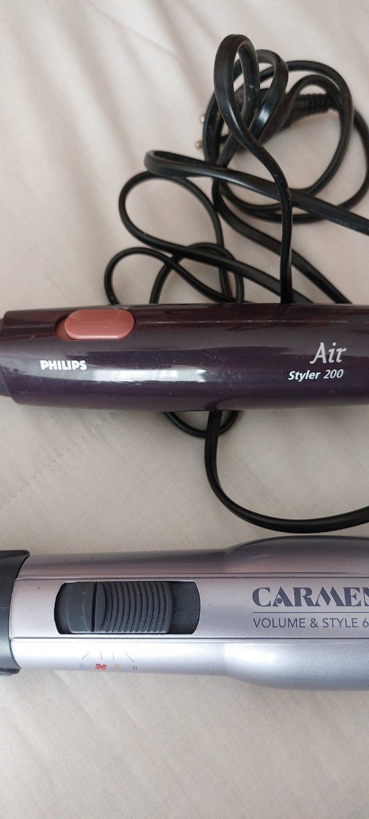 Haarstyling set: Föhnborstels van Philips en Carmen, Ophalen, Gebruikt, Haarverzorging