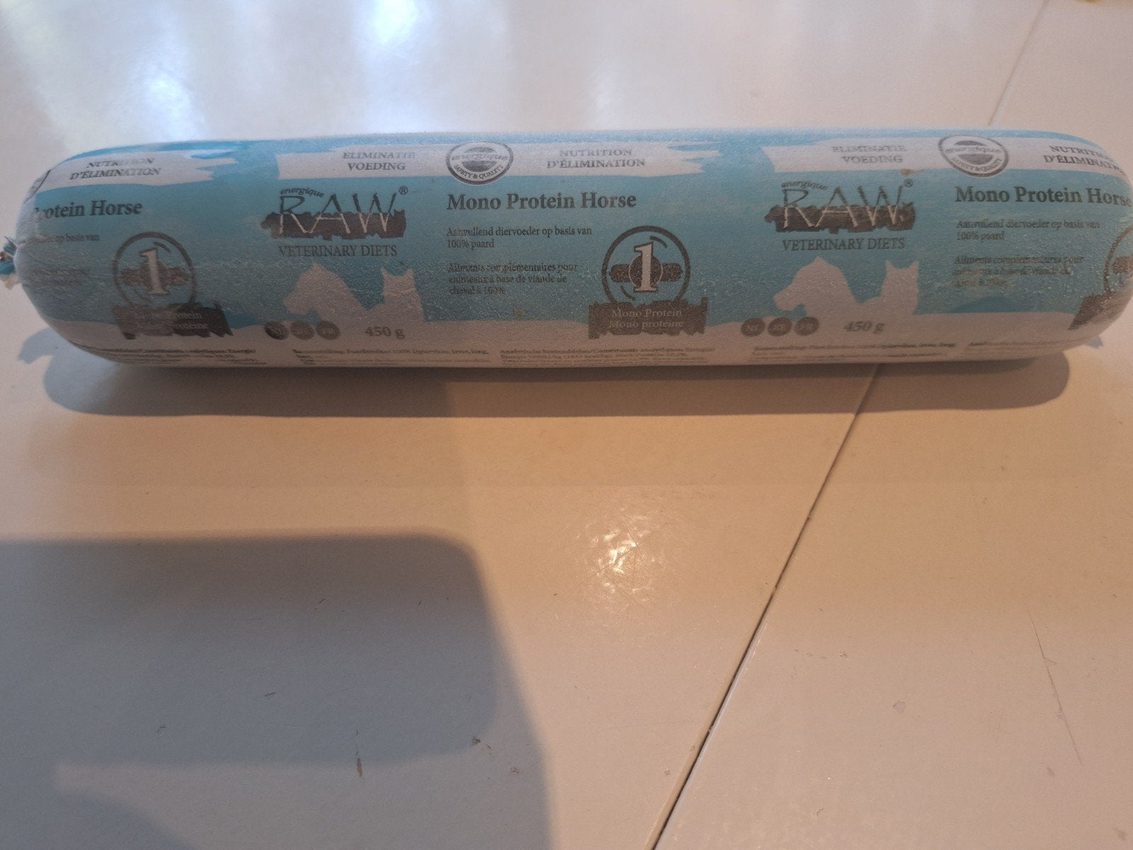 Raw veterinary mono protein horse, Ophalen, Hond