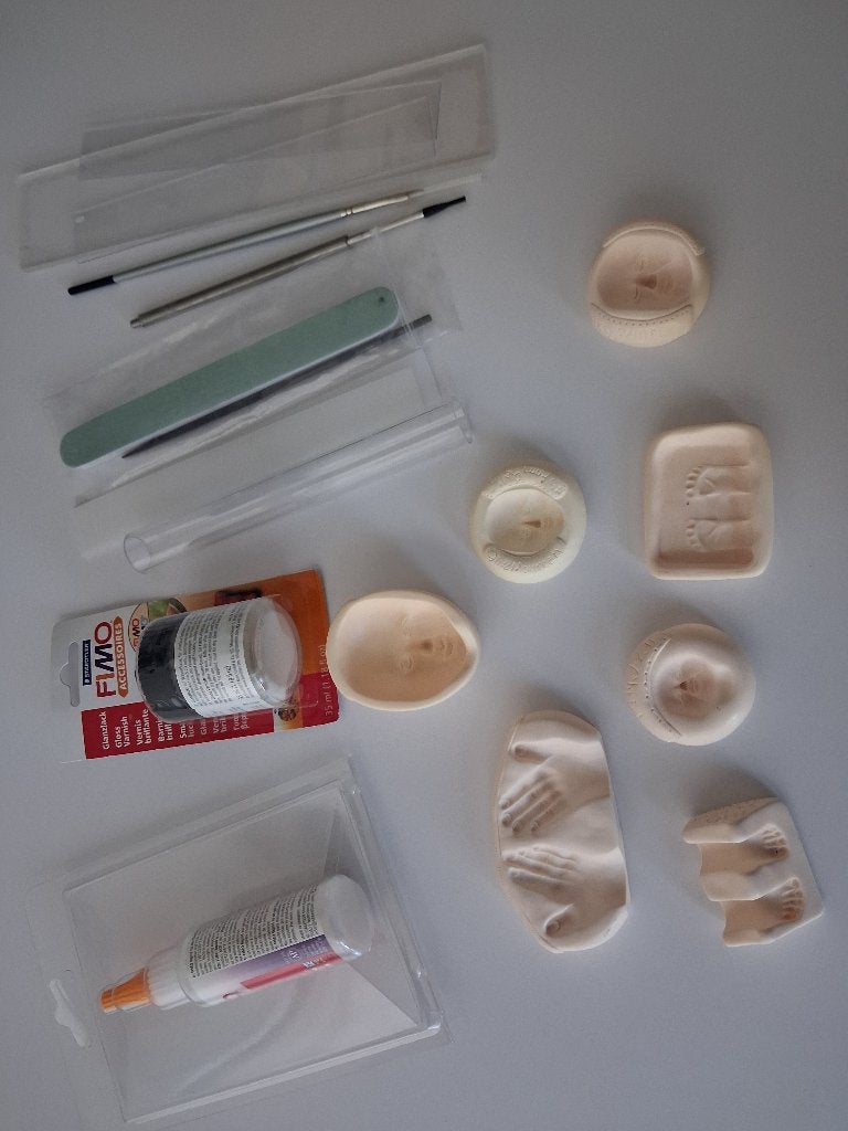 Fimoklei en benodigdheden, Ophalen, Kleien en Boetseren