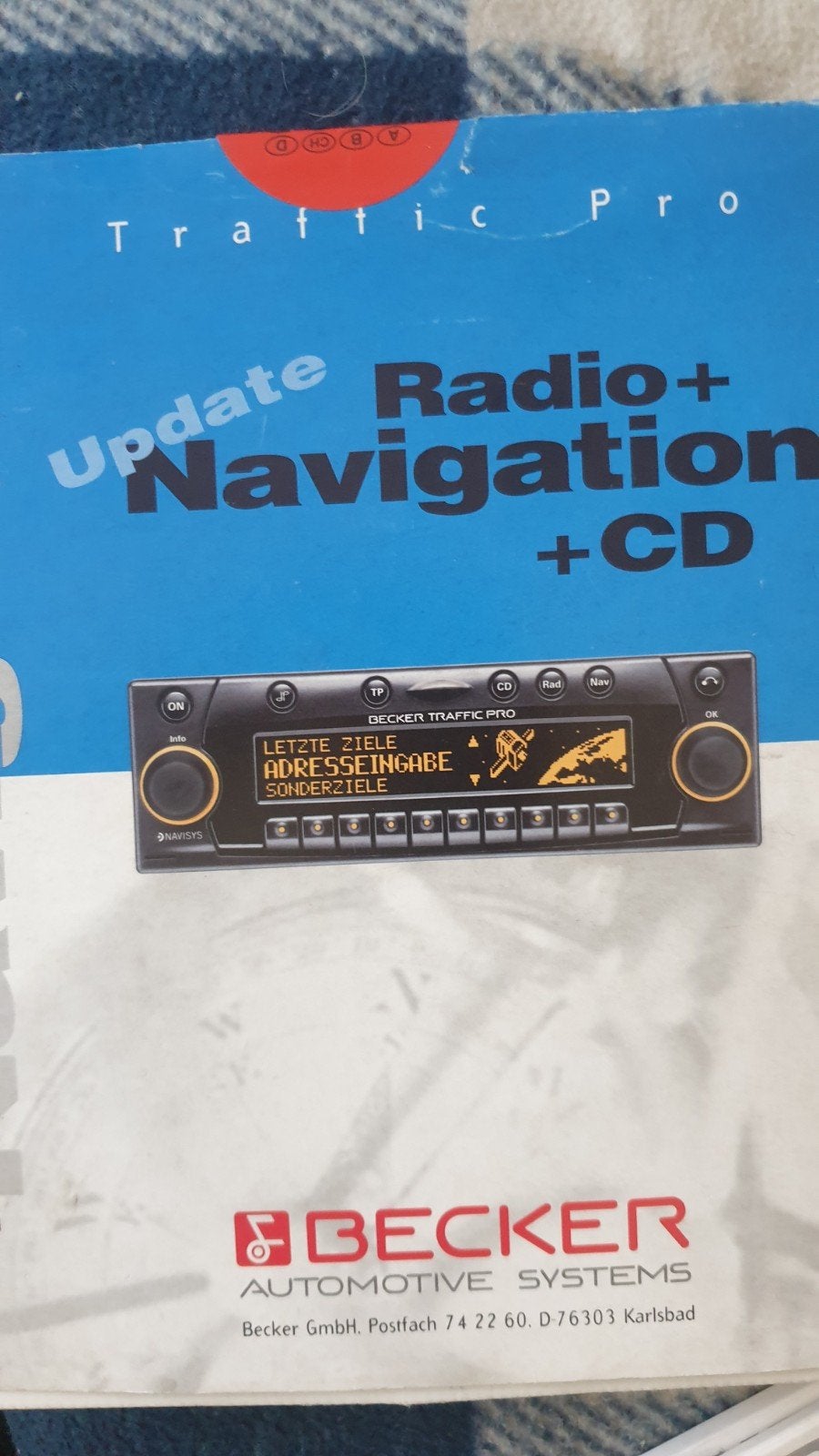 becker autoradio navigatie cd roms, Ophalen of Verzenden