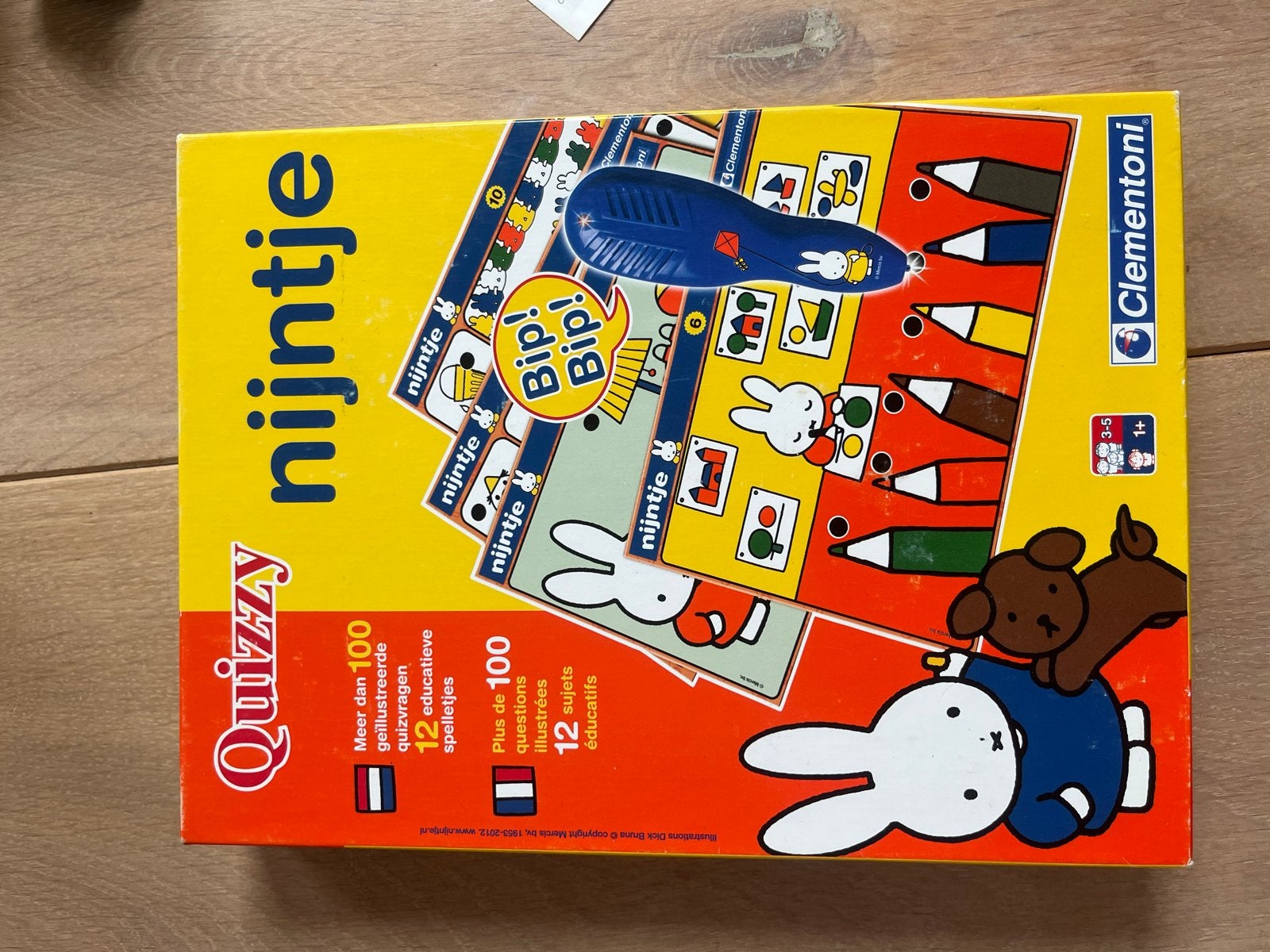 Nijntje Quizzy Educatief Spel Clementoni, Ophalen of Verzenden, Zo goed als nieuw, Taal en Lezen, Met licht
