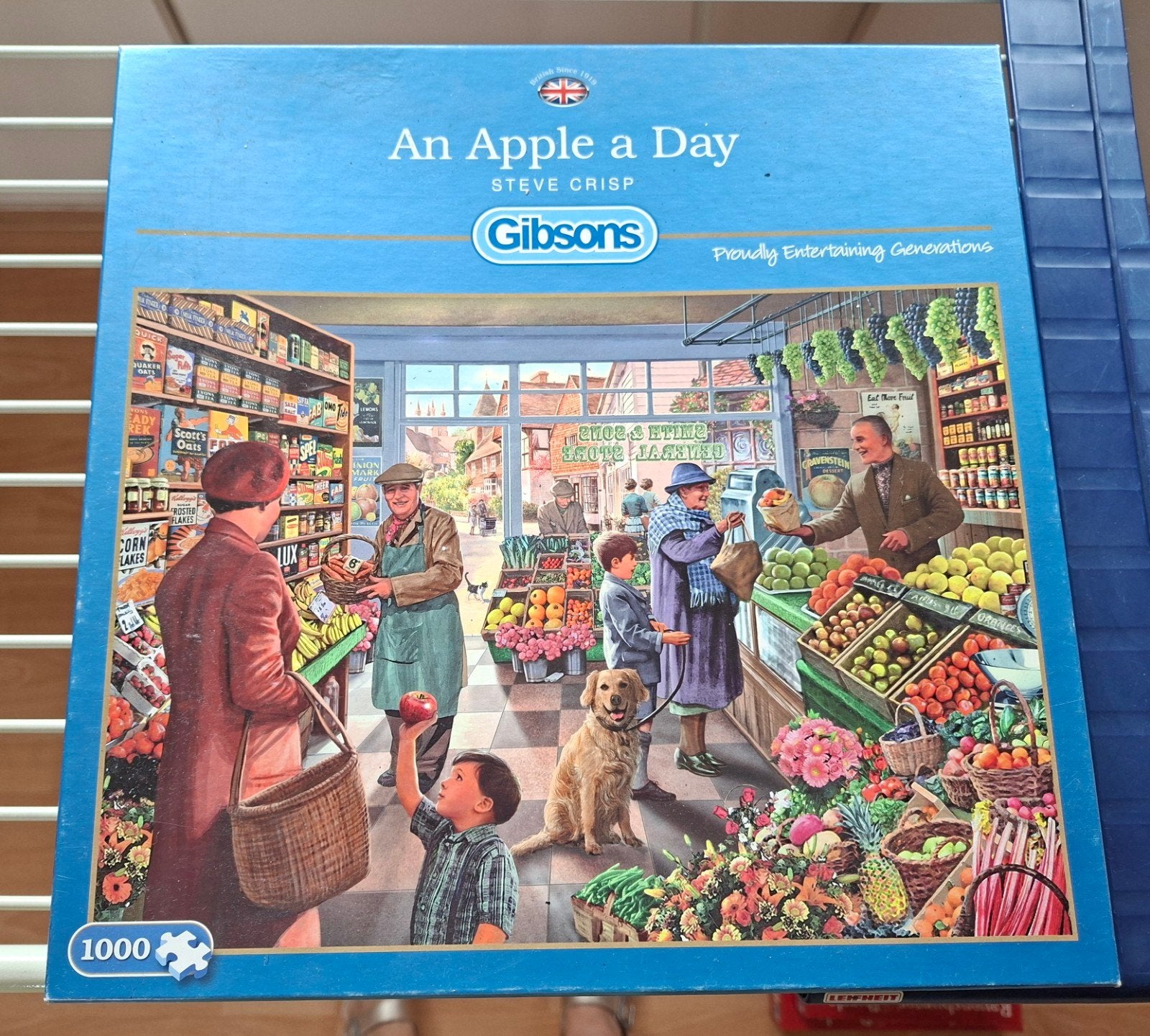 Gibsons Legpuzzel 'An Apple a Day' - 1000 stukjes, Ophalen, 500 t/m 1500 stukjes, Gebruikt, Legpuzzel