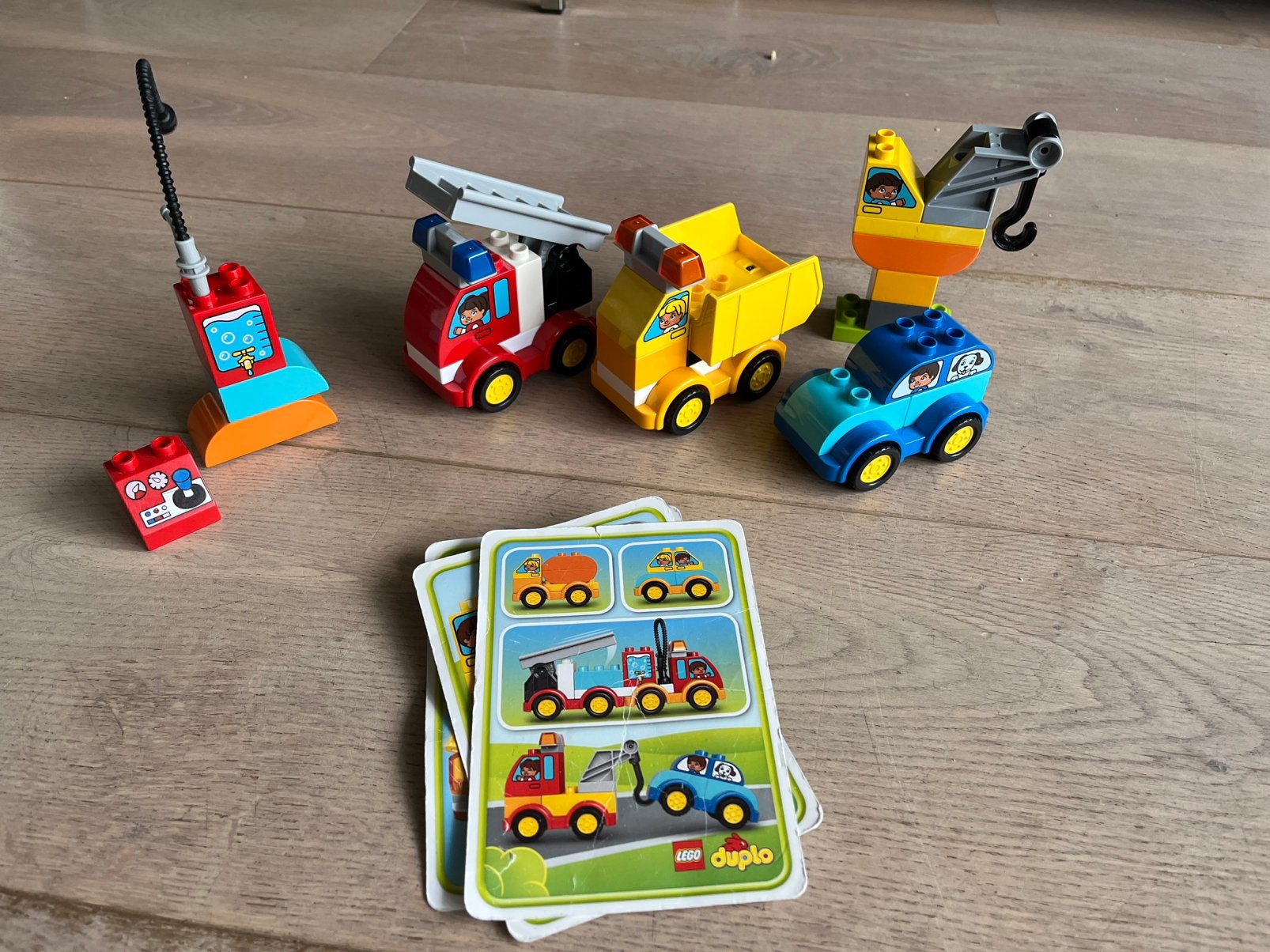 Duplo voertuigen set, Ophalen, Zo goed als nieuw, Duplo