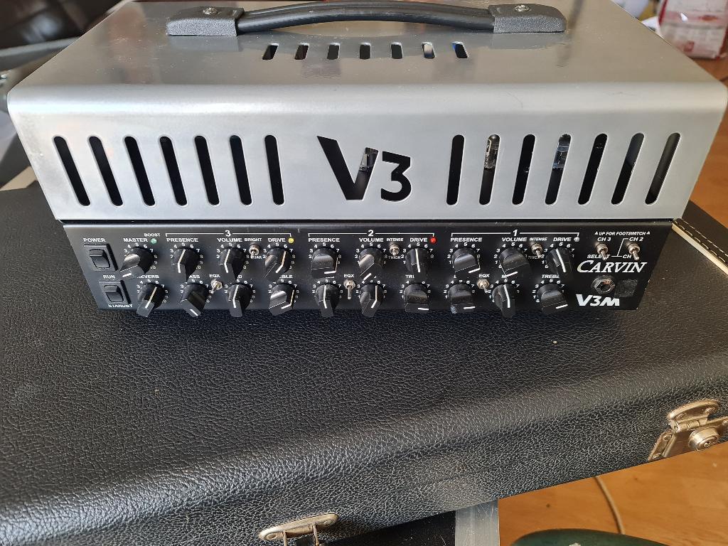Carvin V3M 50 Watt Full Tube Made in USA, Ophalen, Zo goed als nieuw, Gitaar, 50 tot 100 watt