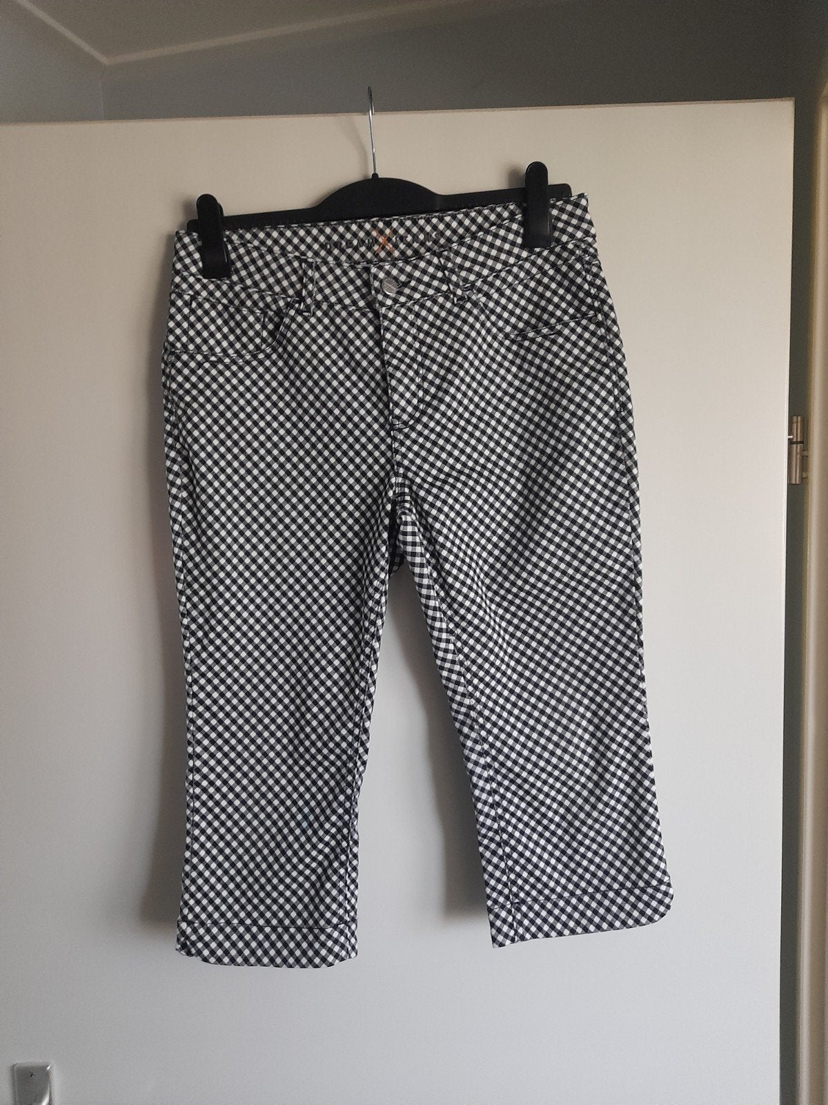Zomerbroek zwart/wit mt L MAC, Zwart, MAC, Ophalen of Verzenden, Zo goed als nieuw