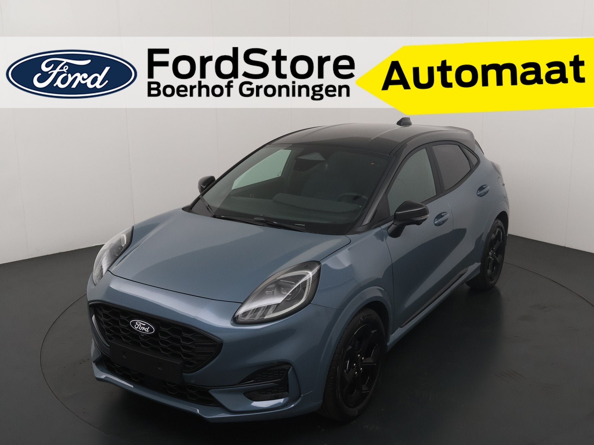 Ford Puma EcoBoost Hybrid 125pk BlueCruise Edition | Adapt C, Auto's, Dealer onderhouden, 125 pk, Puma, Blauw
